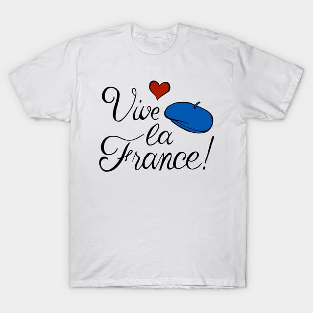 Vive la France T-Shirt by Olooriel